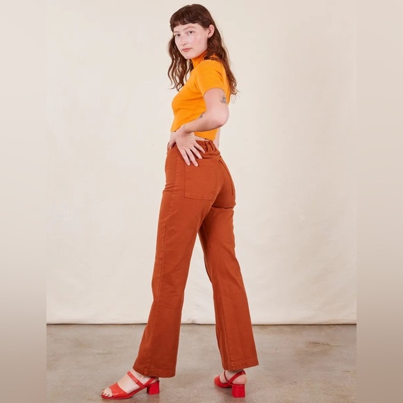 EUC Big Bud Press Western Pants in Burnt Terracotta - Picture 4 of 12